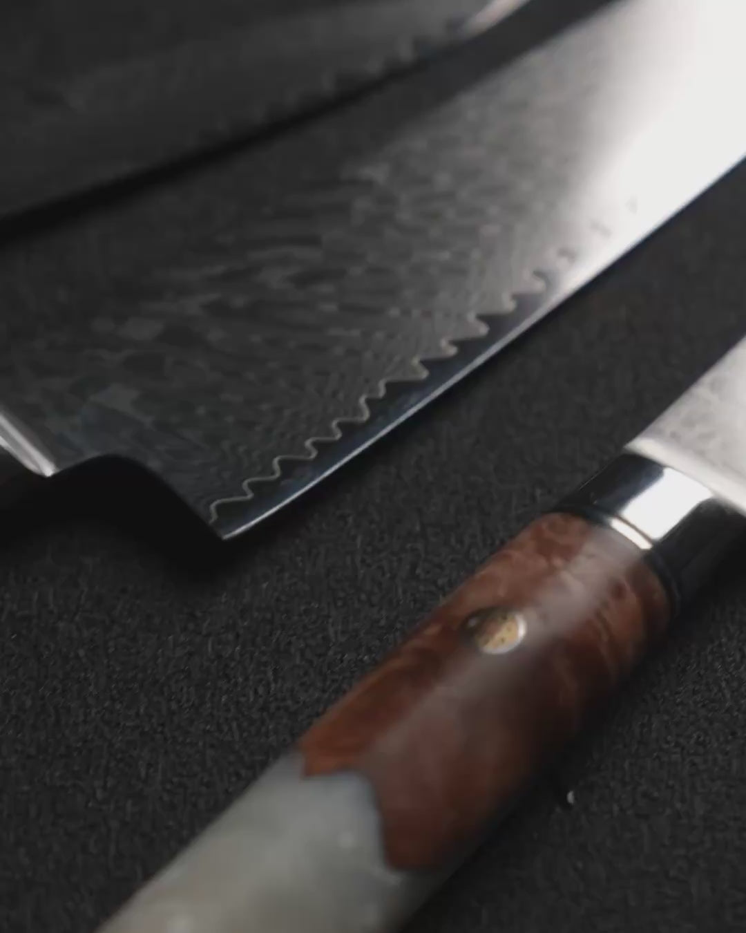 4-Piece Knife Set, Japanese VG-10 Steel + 67-Layer Damascus Steel, Sharp as a Scalpel | Tegami